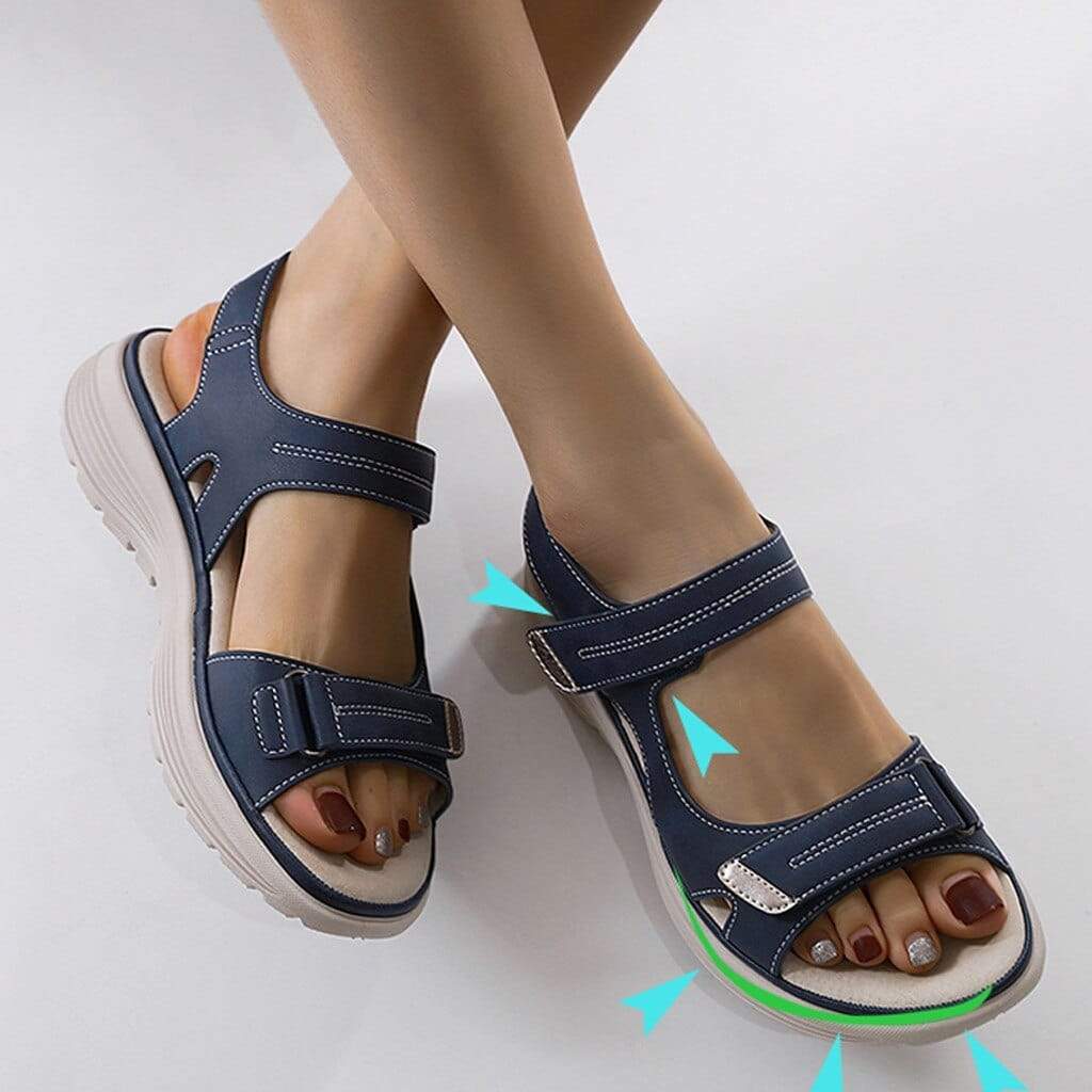 Women’s adjustable comfort walking sandals with cushioned sole
