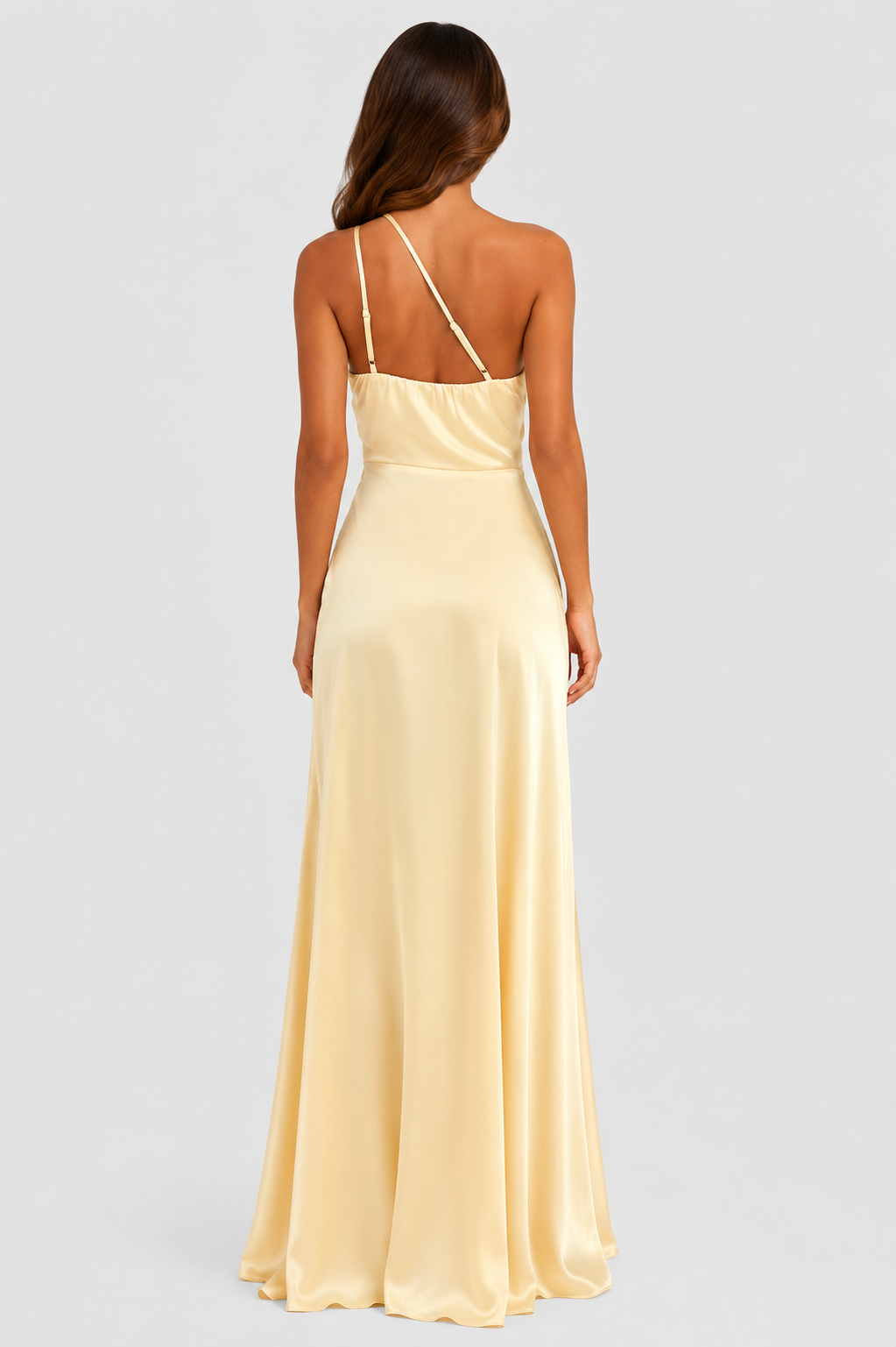 Women’s Asymmetric Maxi Dress with Side Split for Evening & Formal Wear