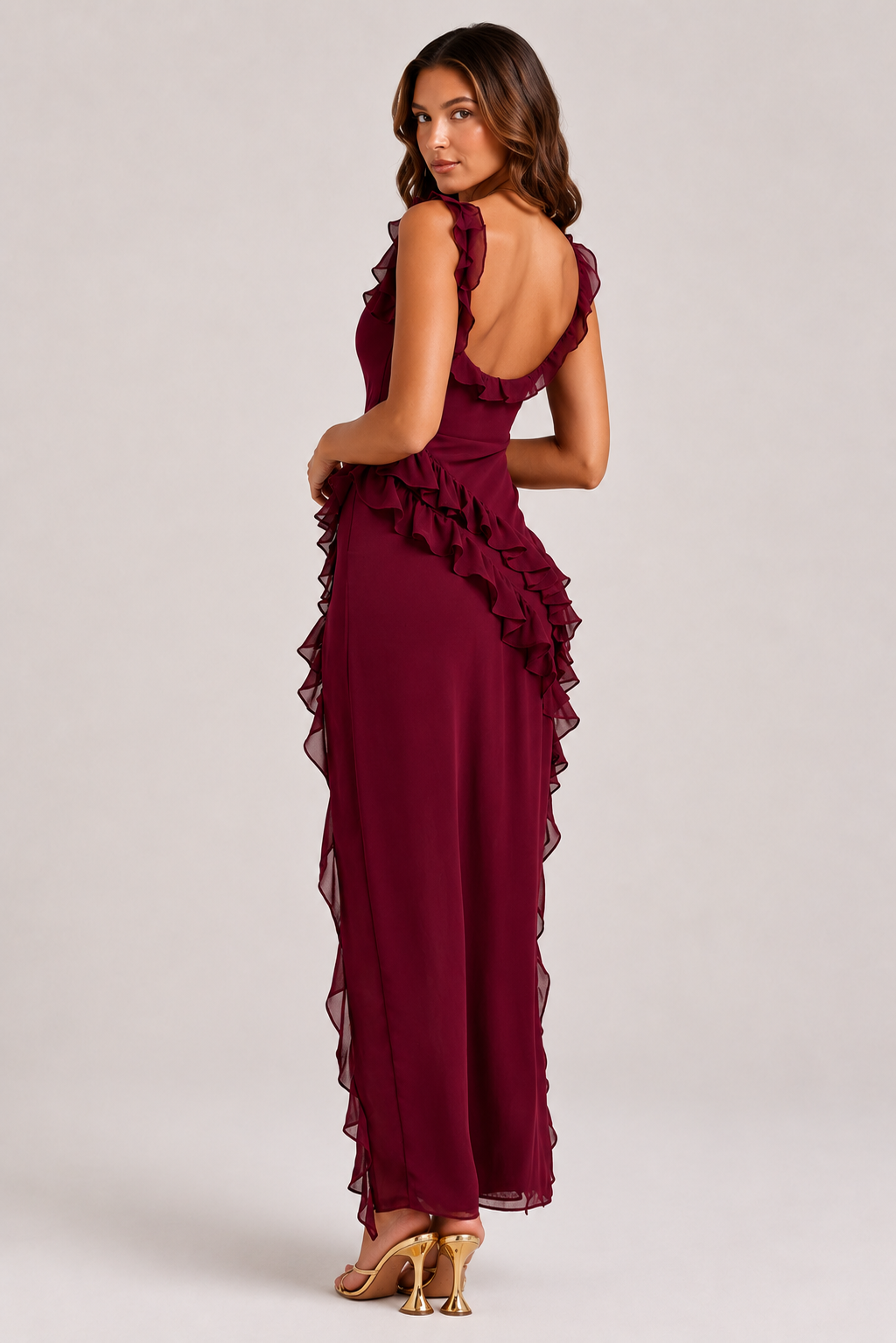 Women’s Elegant Summer Occasion Dress with Split Detail - Sculpted Fit