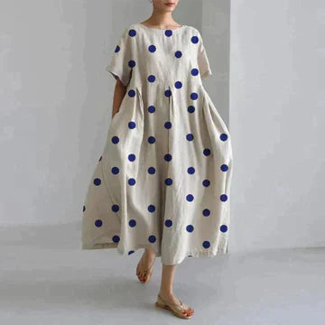 Women’s floral print midi dress with flattering fit and soft fabric