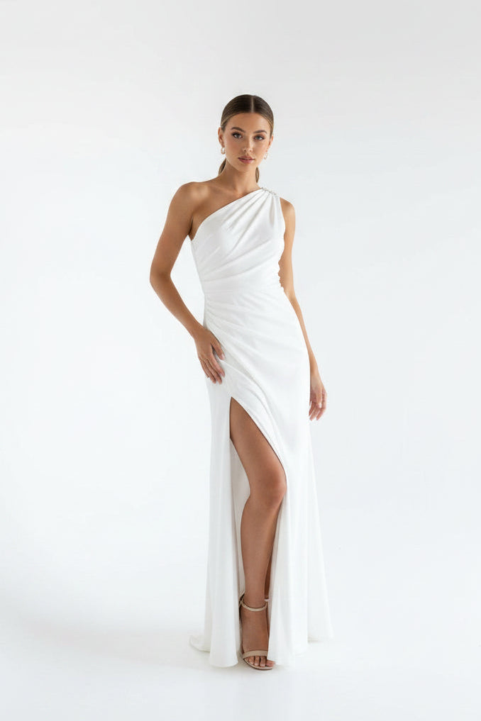 Women’s maxi dress with flowing silhouette and subtle detailing