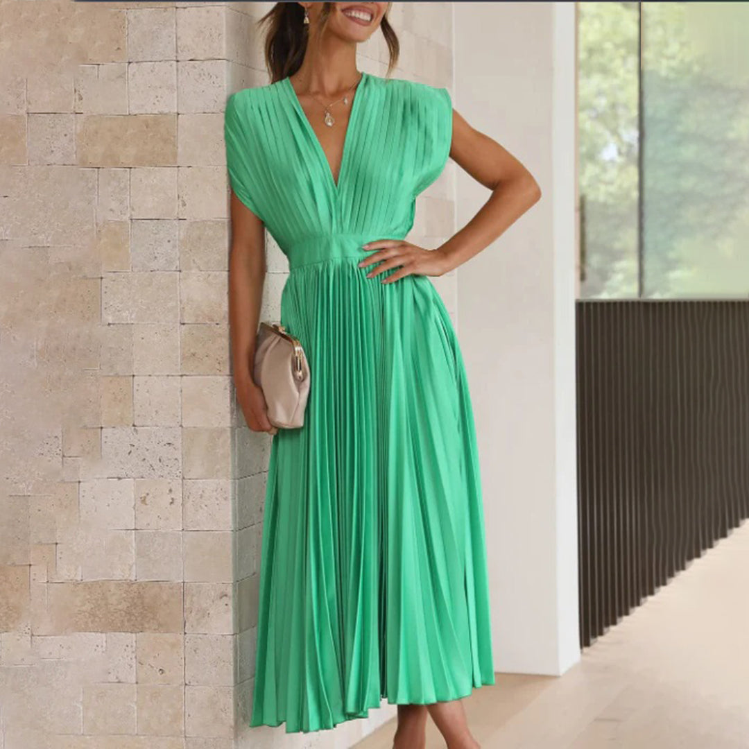 Women’s flattering midi dress for casual events and special occasions