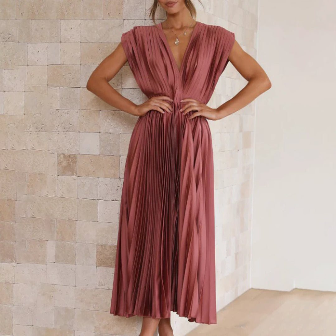 Women’s flattering midi dress for casual events and special occasions