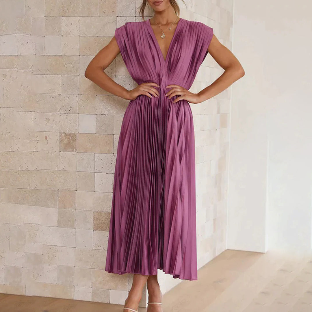 Women’s flattering midi dress for casual events and special occasions