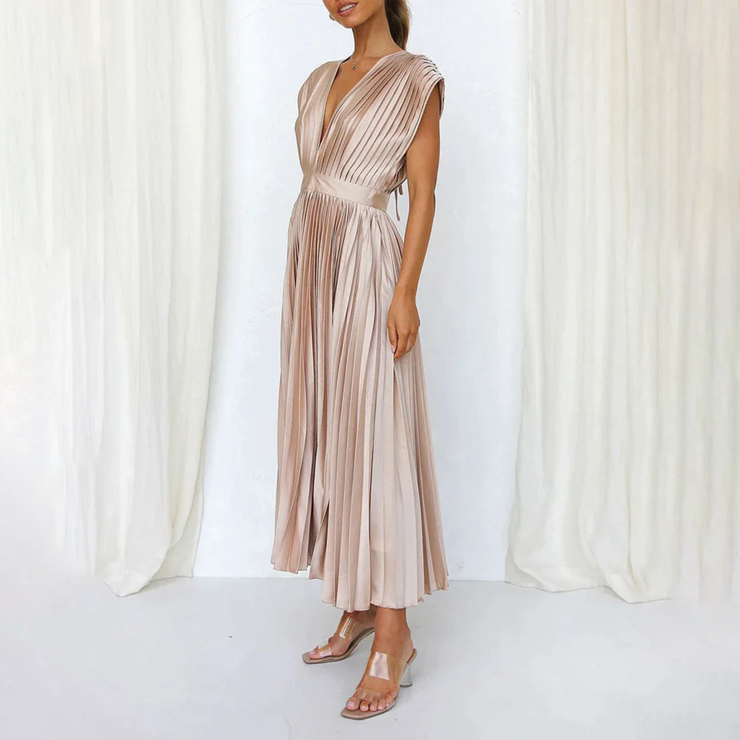 Women’s flattering midi dress for casual events and special occasions