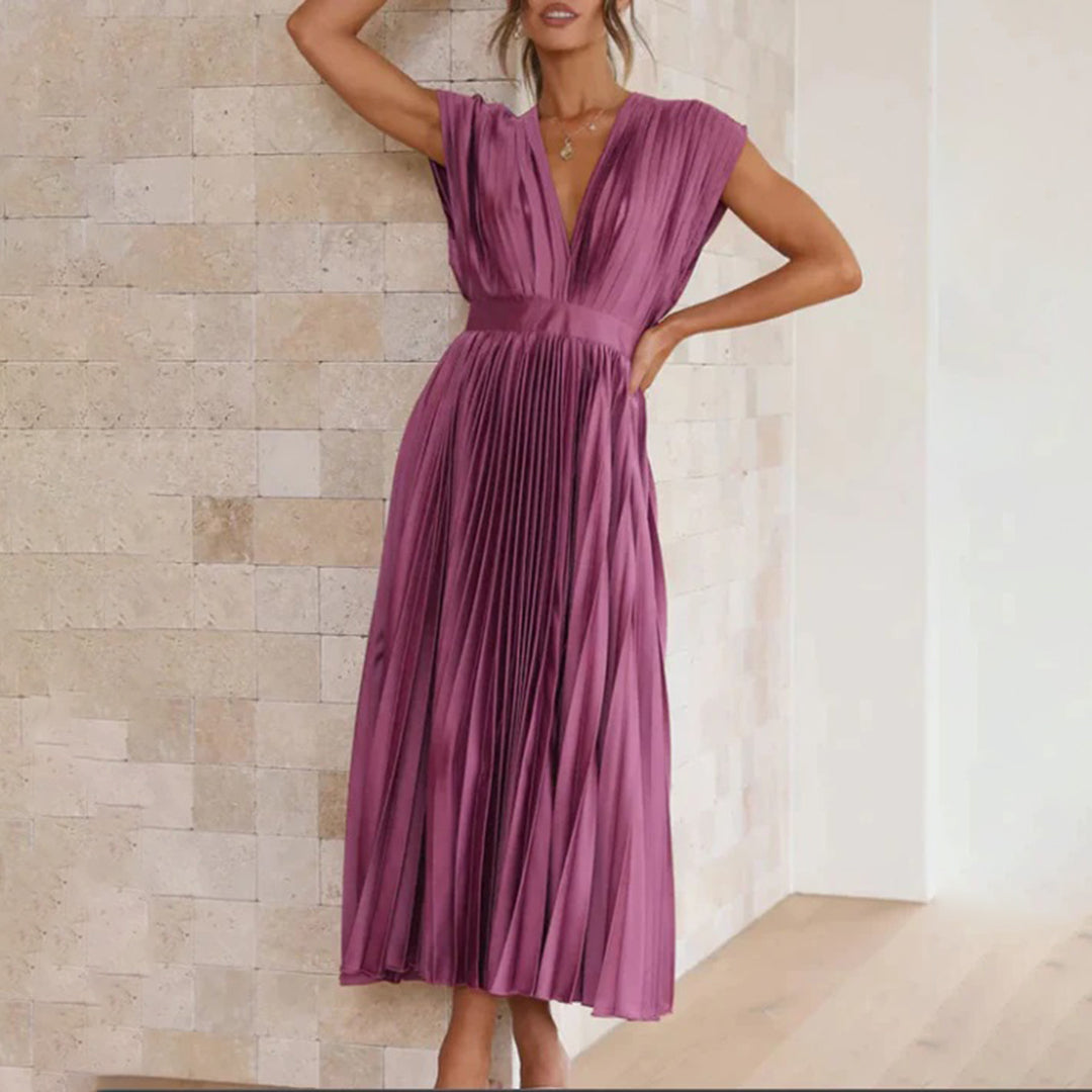 Women’s flattering midi dress for casual events and special occasions