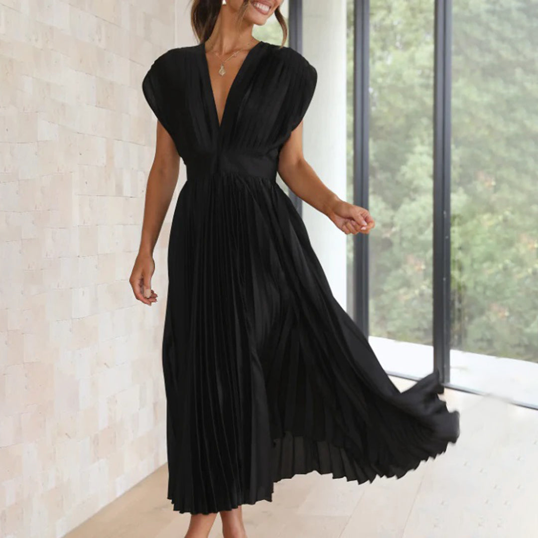 Women’s flattering midi dress for casual events and special occasions