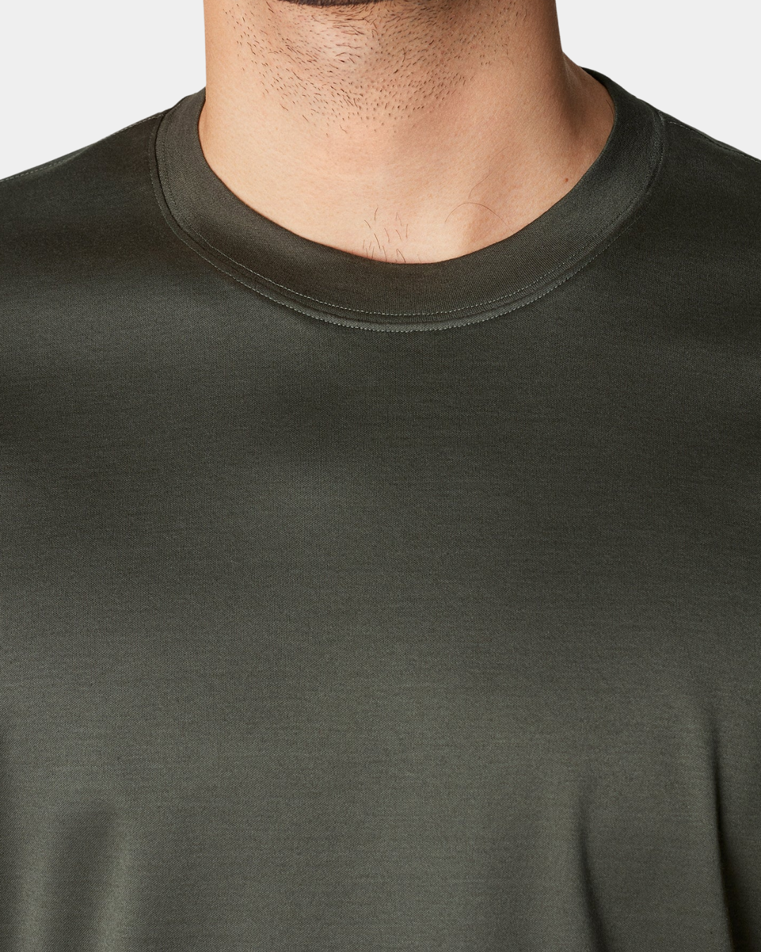 Signatur Mercerisiertes Supima T-Shirt - Dunkelgrün