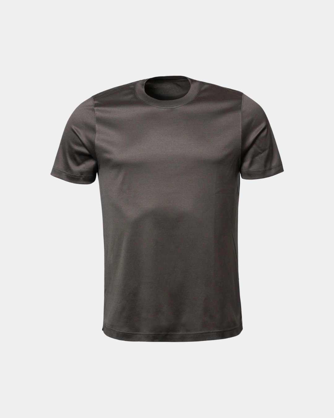 Signatur Mercerisiertes Supima T-Shirt - Dunkelgrau