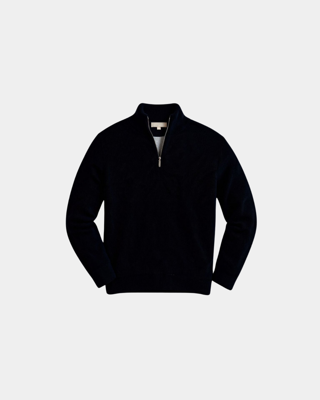 Old Money Classic Knitwear Pullover - Schwarz