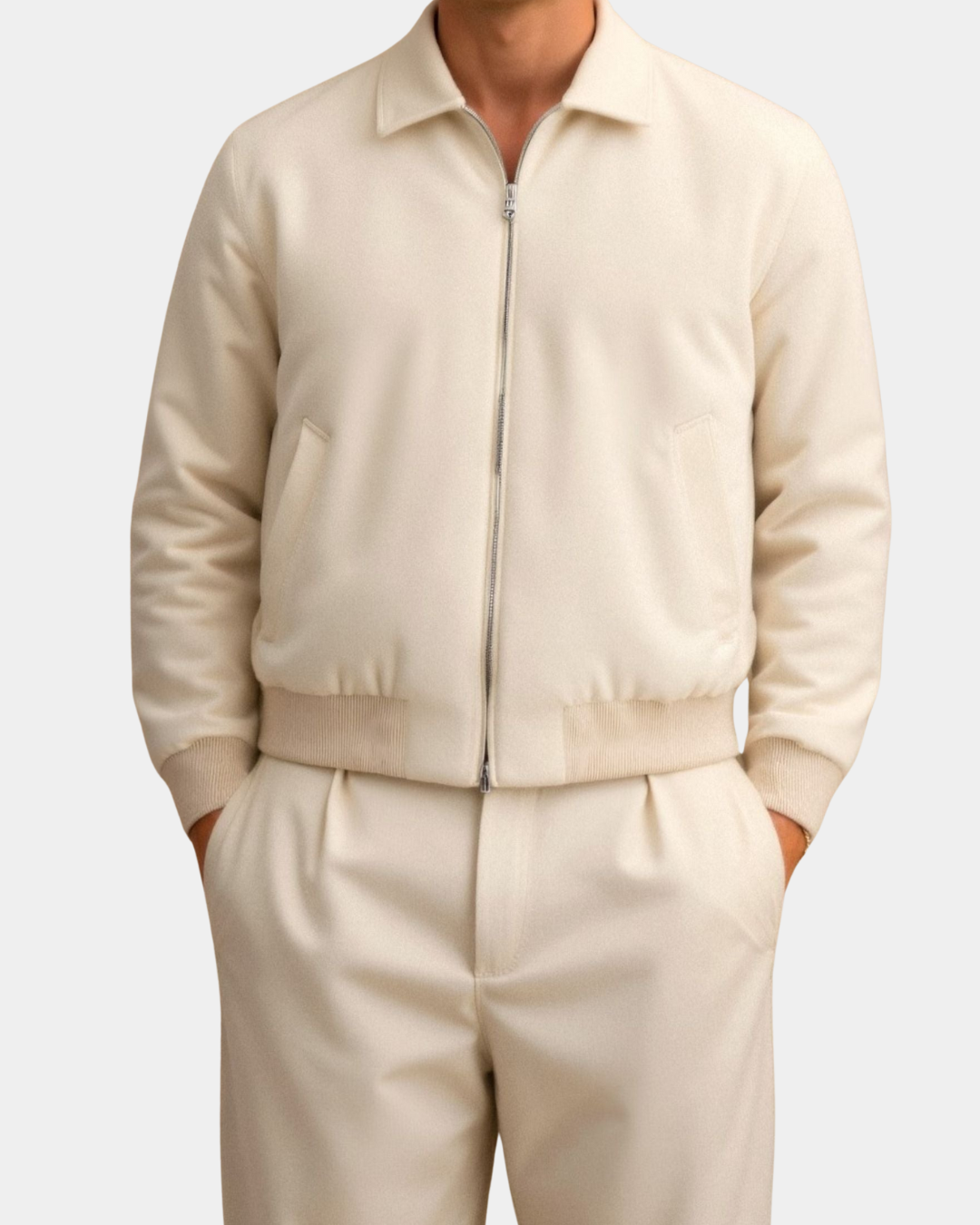 Premium Modern Classic Polokragen Jacke