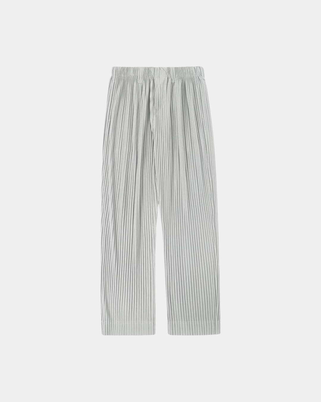 Plissierte Smart-Hose in legerer Passform - Grau