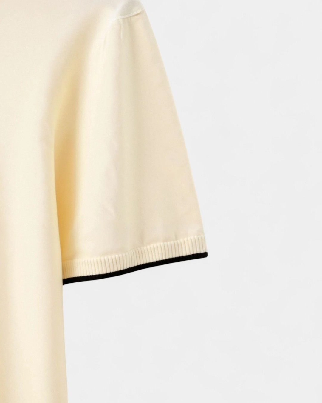 Old Money Kontrast-Polo - Beige