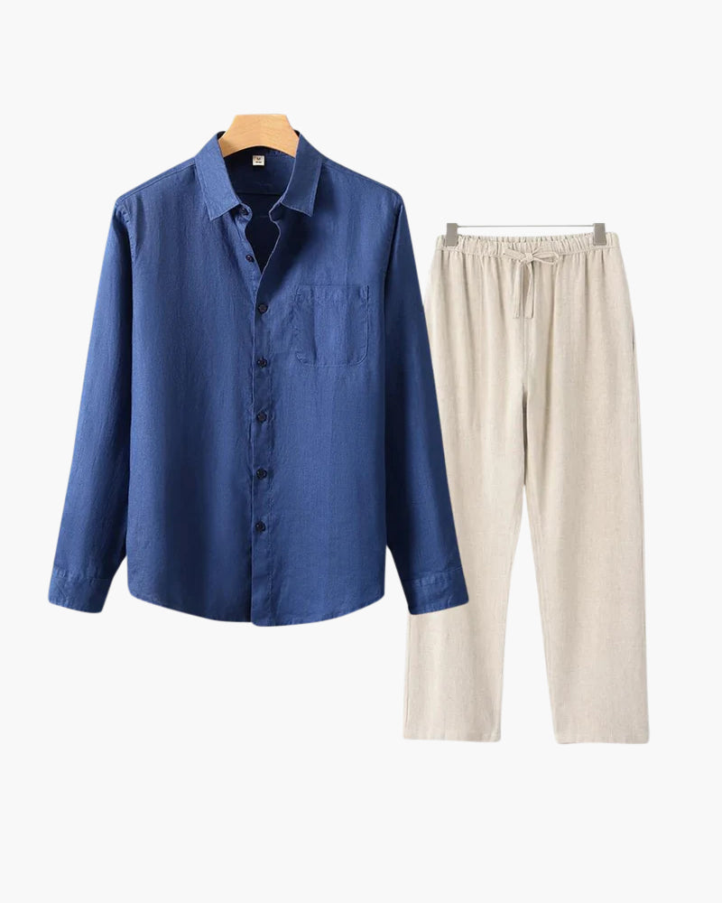 Old Money Leinen Combo (Langarm)