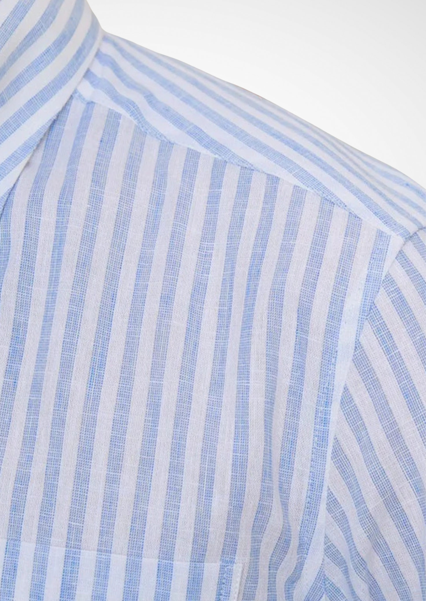 PORTOFINO STRIPED SEASIDE SHIRT - Hellblau