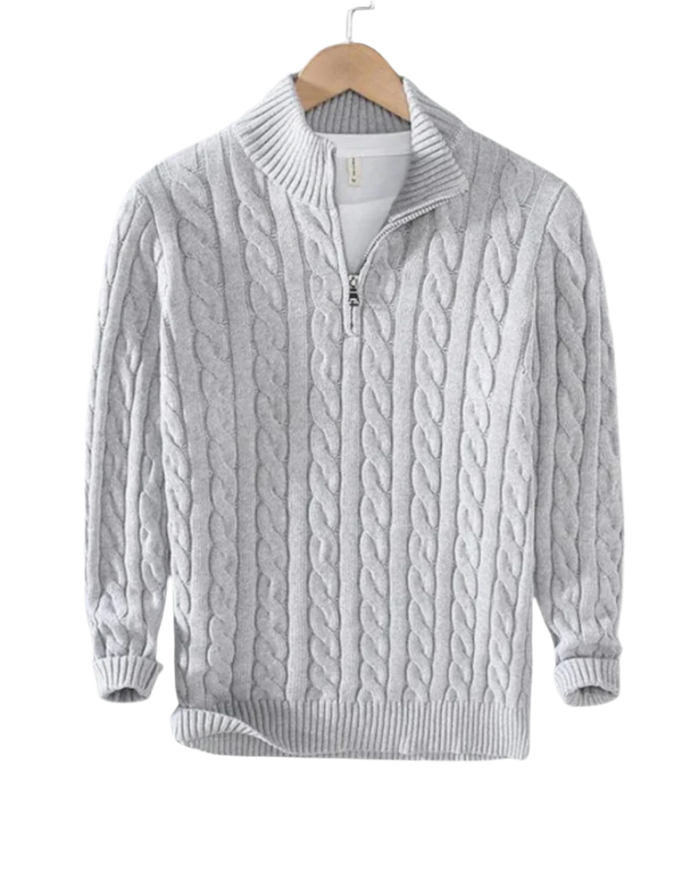 Lyndon - Pullover mit halbem Reißverschluss