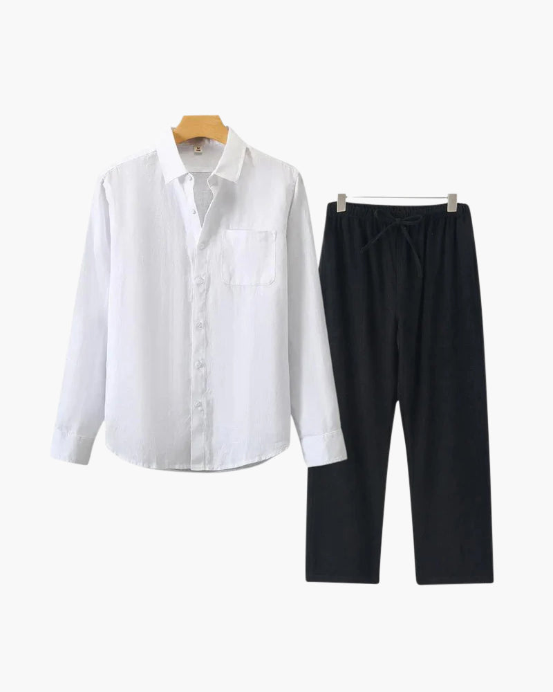 Old Money Leinen Combo (Langarm)
