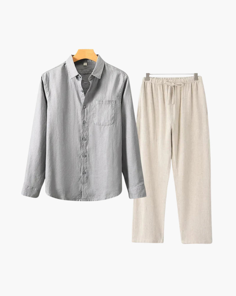 Old Money Leinen Combo (Langarm)