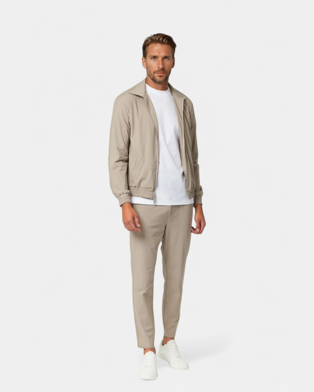 Marbella Tech Anzug - Creme