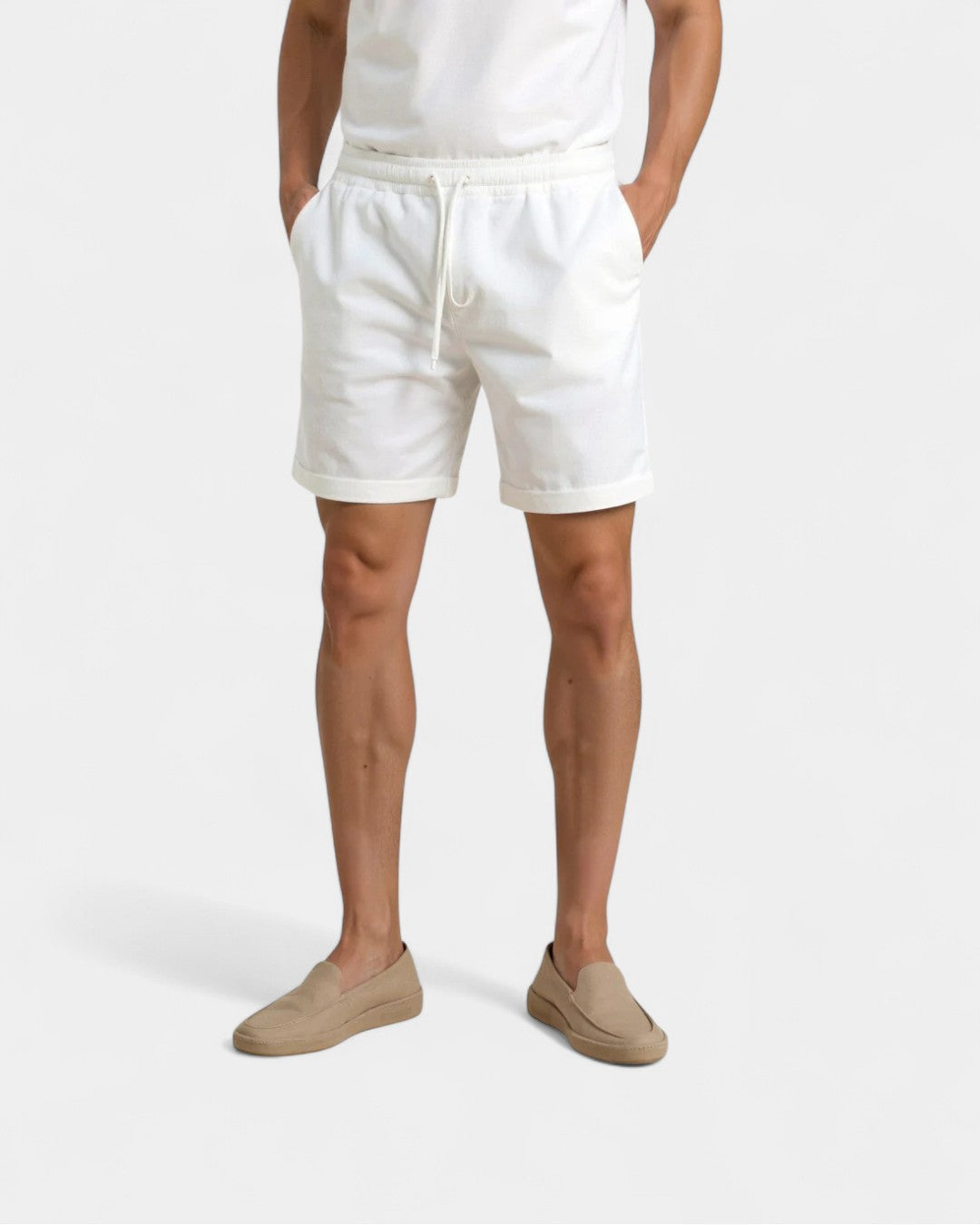 The Cotton Lounge Shorts - Weiß