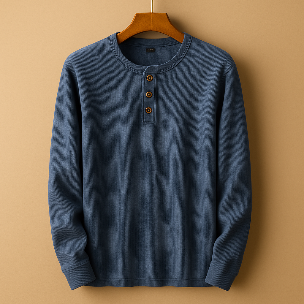 Thijs | Lässiges Longsleeve mit entspannter Passform für Männer