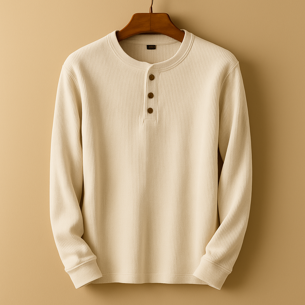 Thijs | Lässiges Longsleeve mit entspannter Passform für Männer