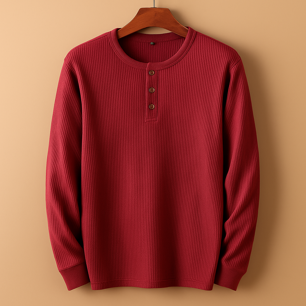 Thijs | Lässiges Longsleeve mit entspannter Passform für Männer