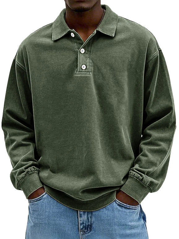 Noel - Langärmeliges Poloshirt