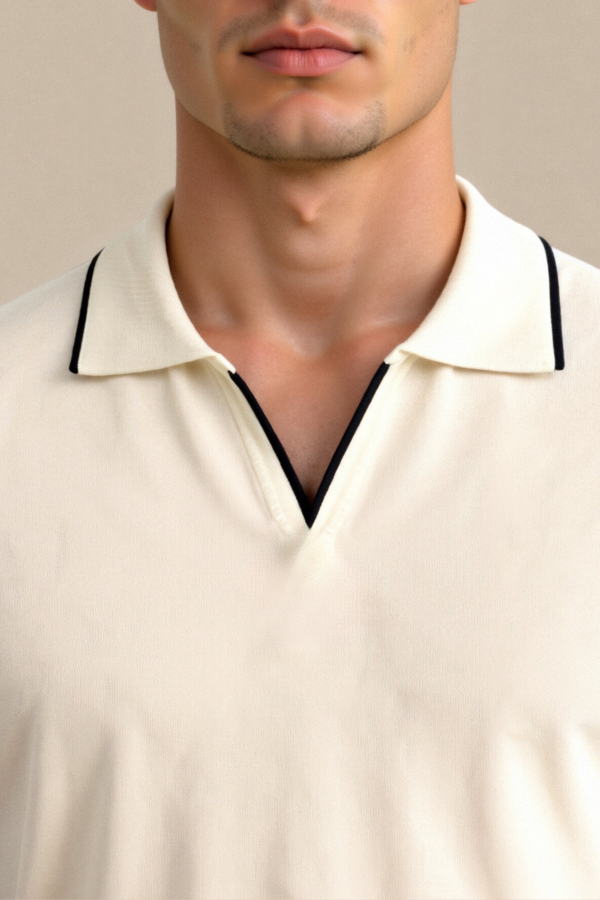 Klyne Contrast Slim Fitted Polo