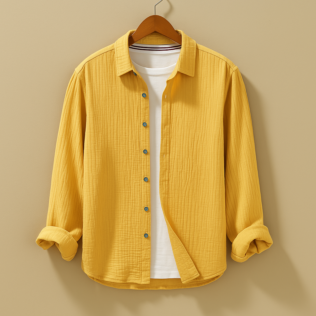 Joris | Stijlvol button-down overhemd met lange mouwen for heren