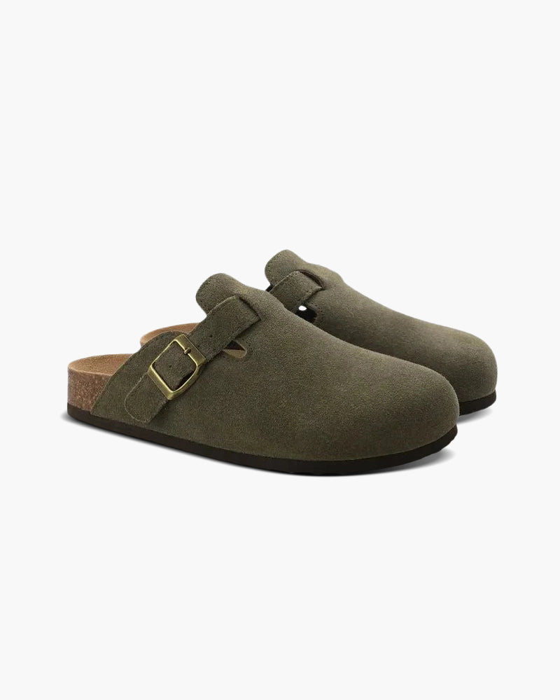 Zuecos de ante Klyne