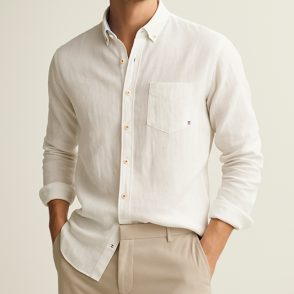 Klyne - Camisa Saint-Tropez de lino