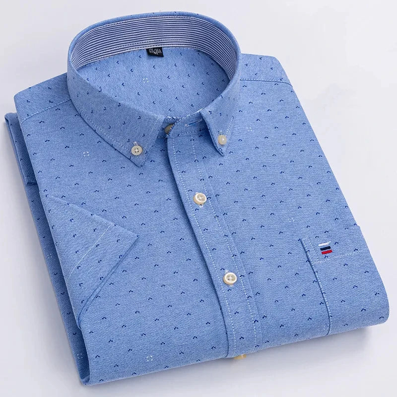 Klyne - Camisa elegante de algodón para hombre
