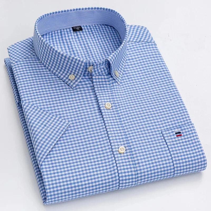 Klyne - Camisa elegante de algodón para hombre