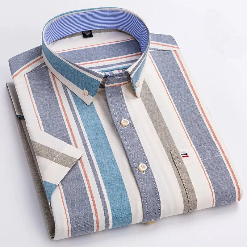 Klyne - Camisa elegante de algodón para hombre