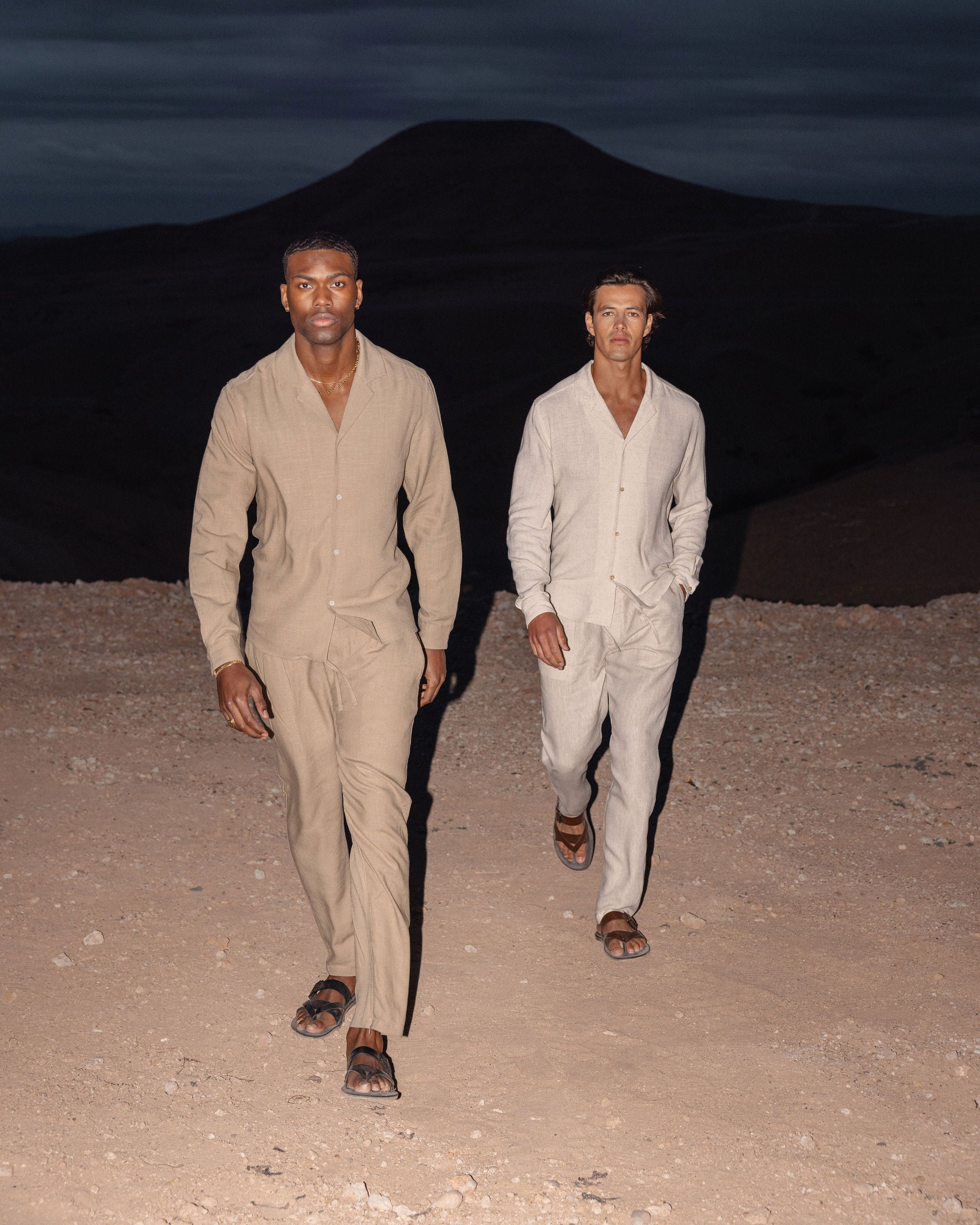 Chemise en lin d'avoine