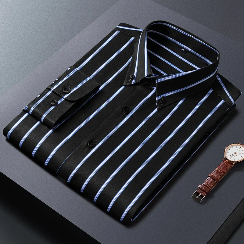 Klyne - Chemise homme à rayures élégantes