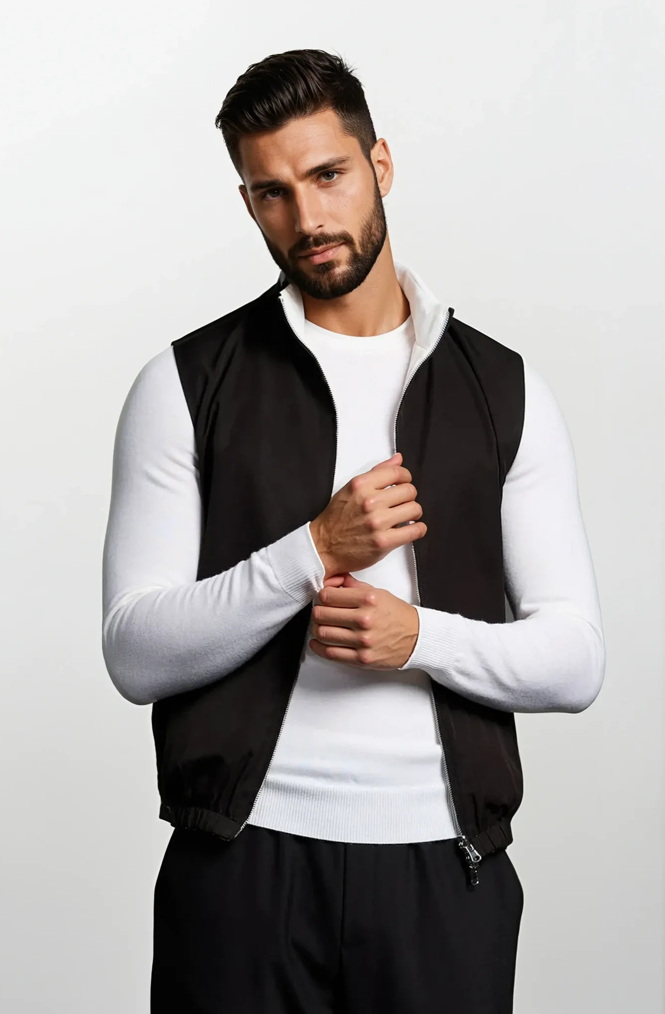 Bodywarmer Dualé Tweezijdig - Zwart