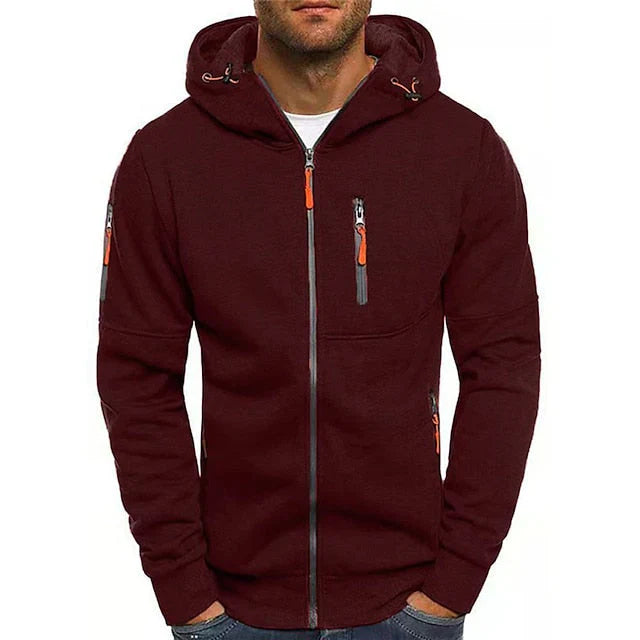 Clark - cardigan zippé à capuche