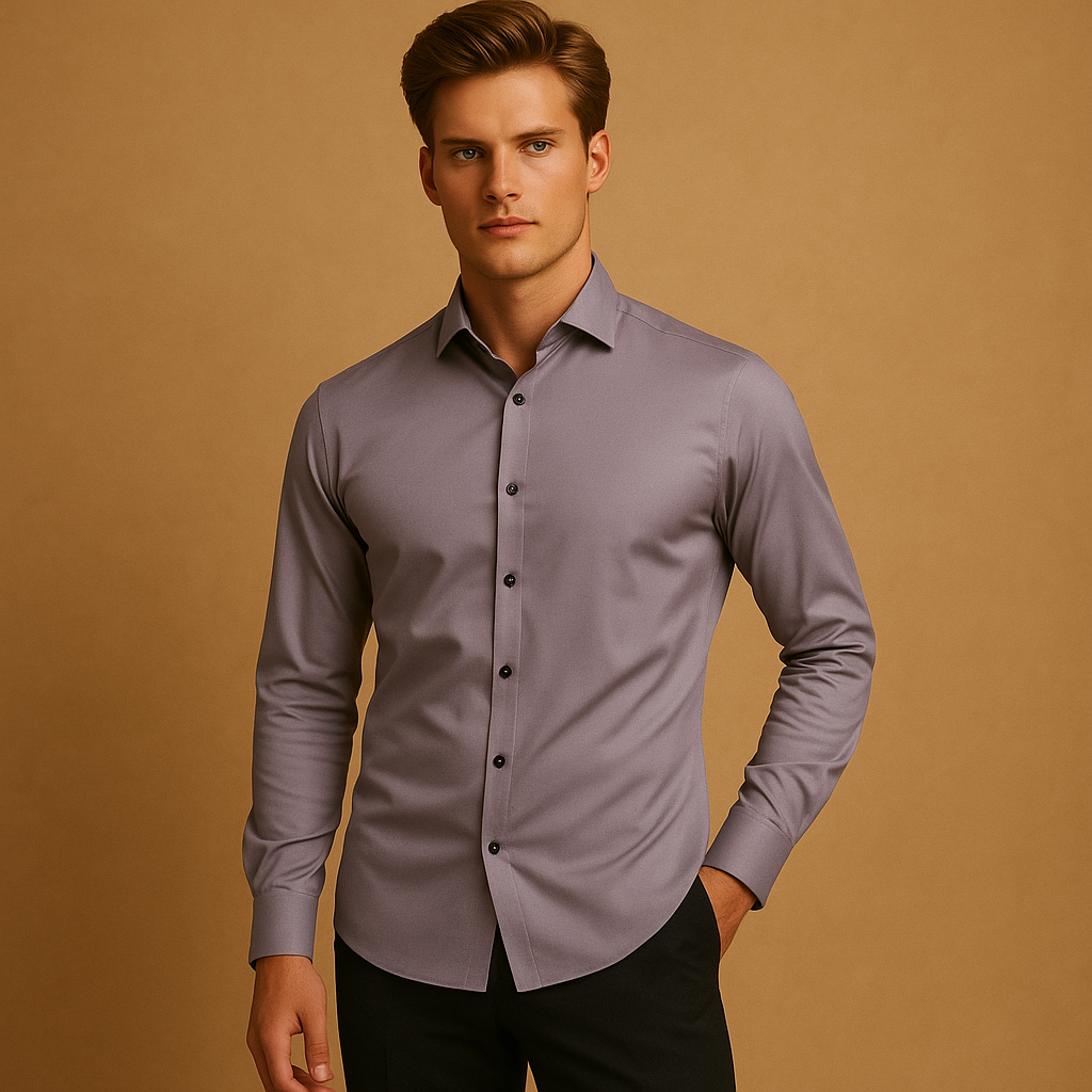Manteau slim pour hommes en stretch | Ruben