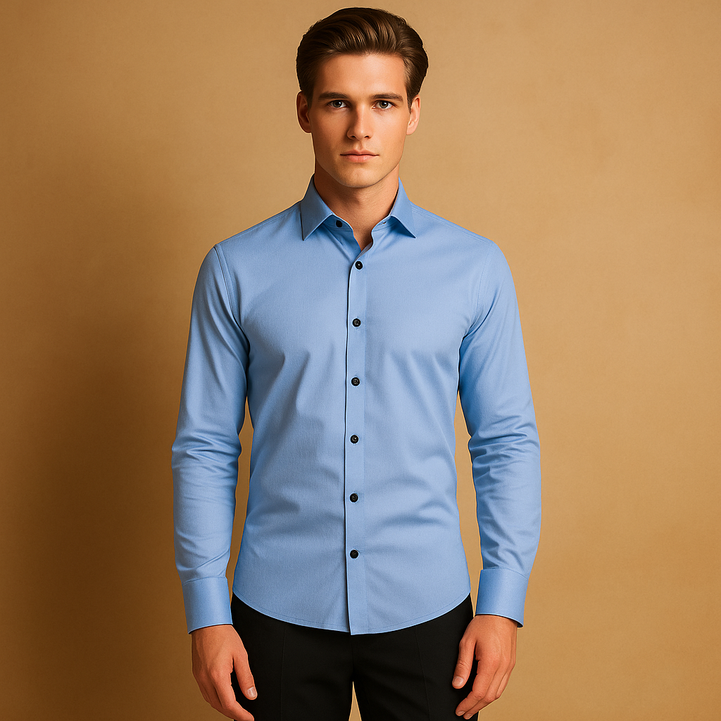Manteau slim pour hommes en stretch | Ruben