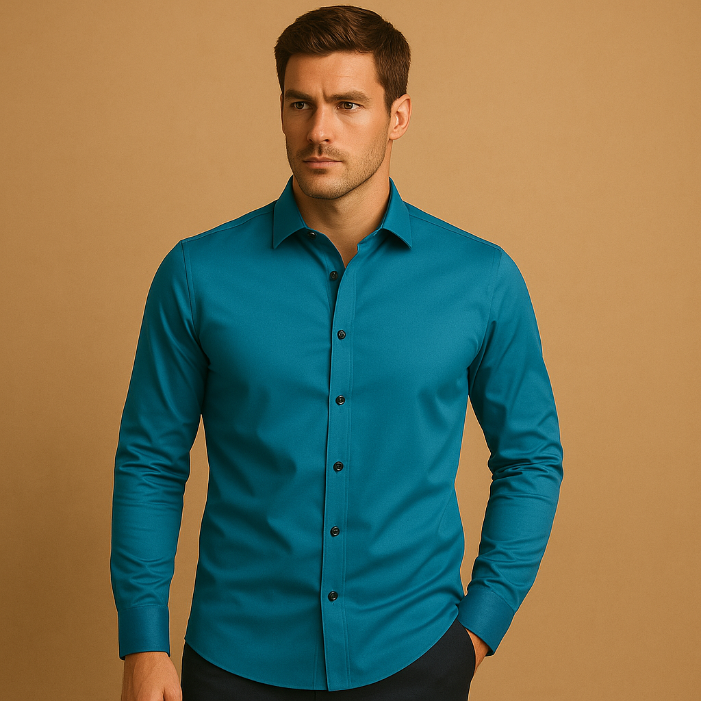 Manteau slim pour hommes en stretch | Ruben