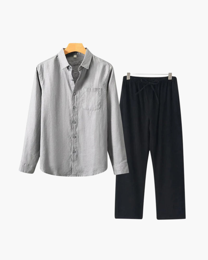 Combo di lino Old Money (manica lunga)