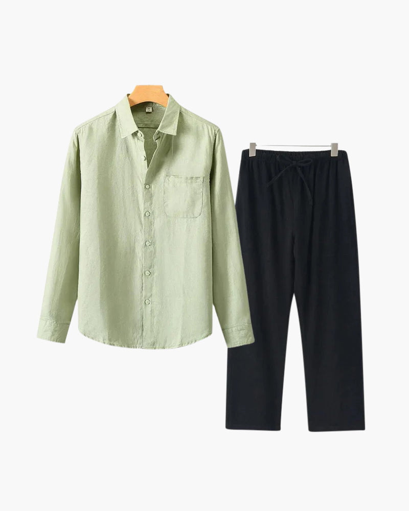 Combo di lino Old Money (manica lunga)