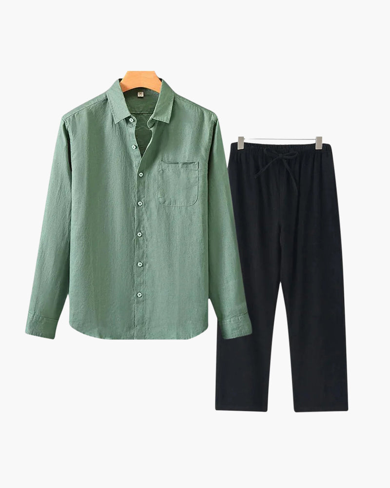 Combo di lino Old Money (manica lunga)