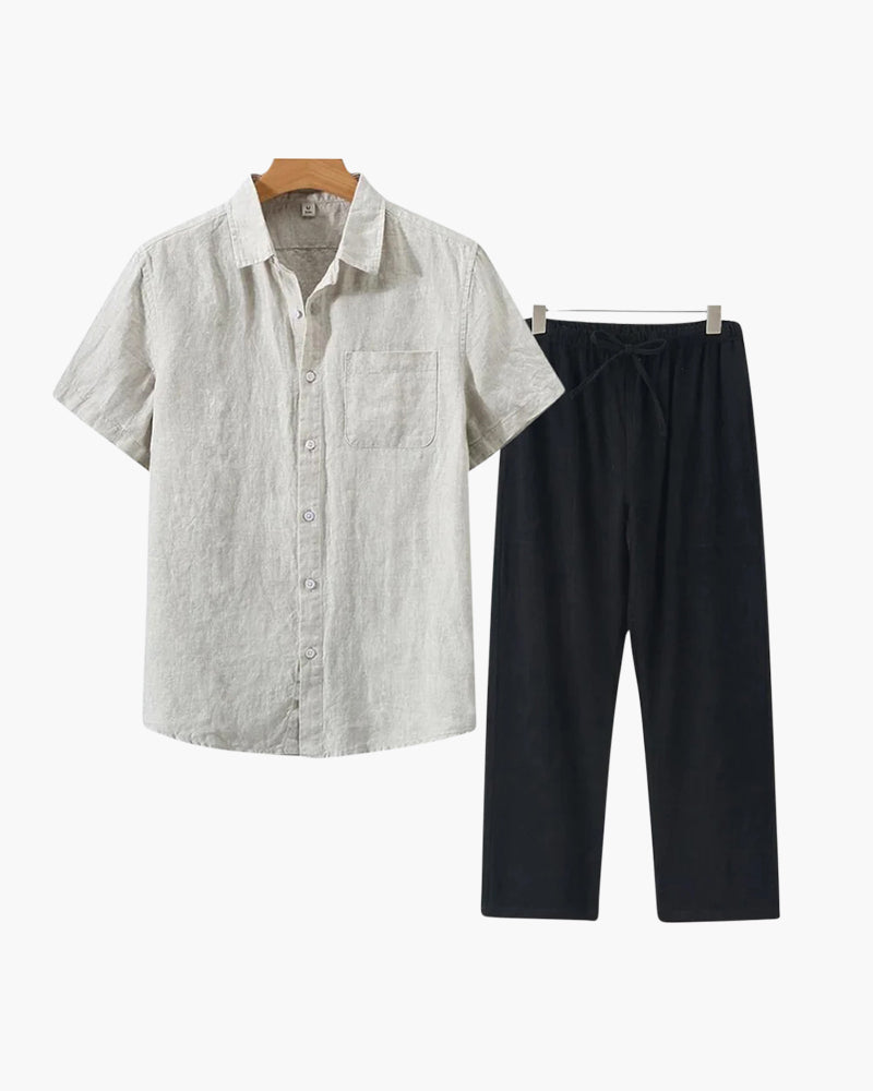 Combo di lino Old Money (manica corta)