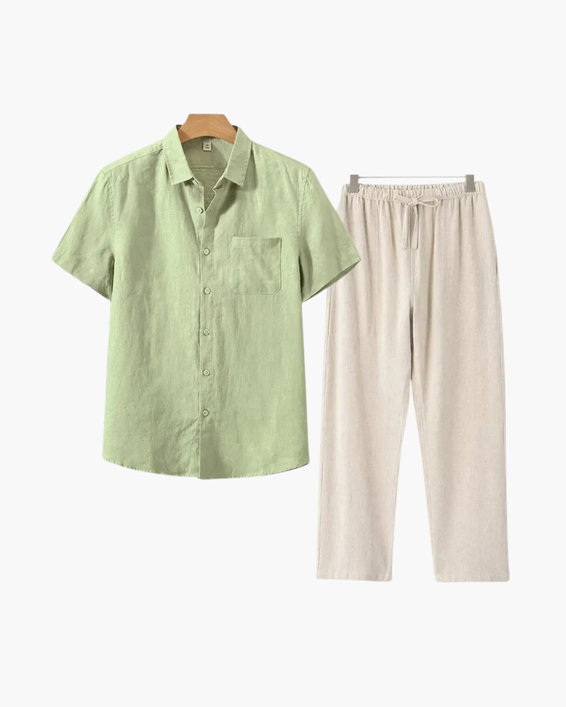 Combo di lino Old Money (manica corta)