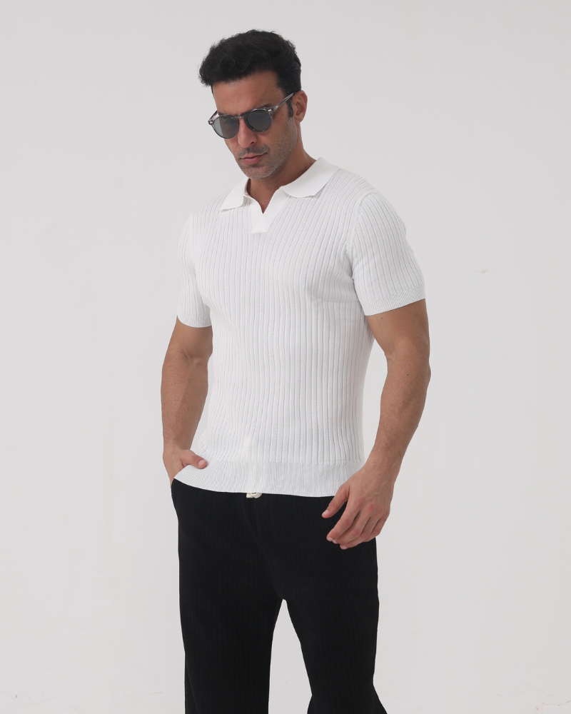 Florence - Polo in cotone a coste