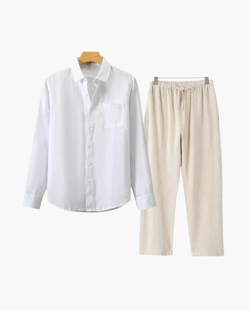 Combo di lino Old Money (manica lunga)