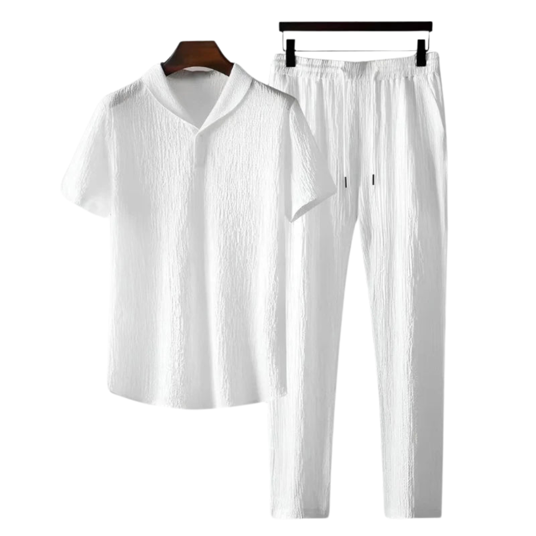 Set Polo e Pantalone in cotone